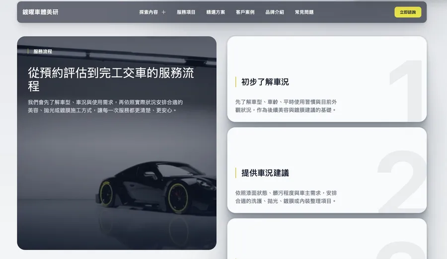 鍍曜車體美研｜汽車美容、鍍膜與洗車品牌官網